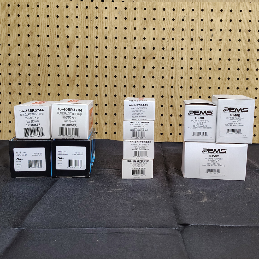 Contactors and Capacitors